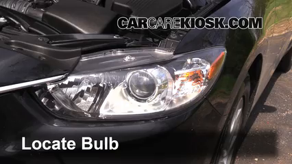 mazda 6 replace headlight bulb